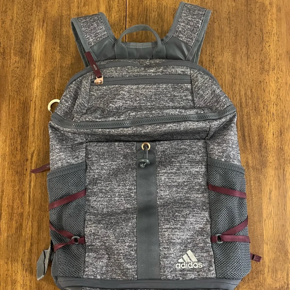 Adidas Gray Backpack - Picture 1 of 3